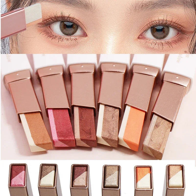 Dual-Tone Glitter Eyeshadow Stick