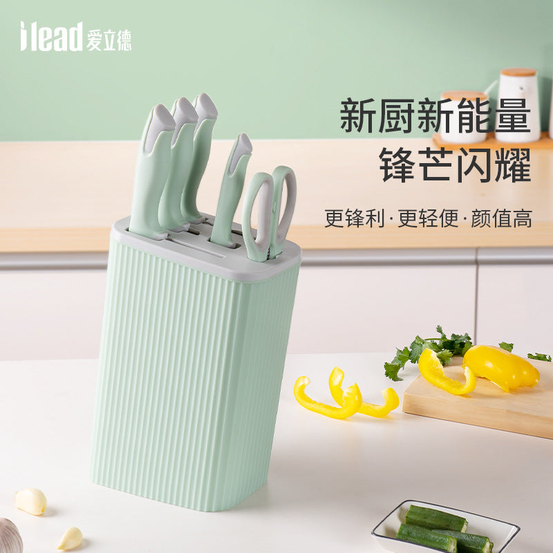 Alide Knives suit Kitchen Knife Combination Chef Special Chopper Household Complete Kitchen Knife Cutting Board Complete Set