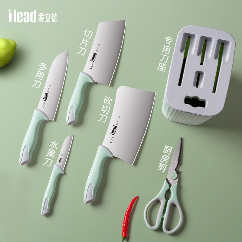 Alide Knives suit Kitchen Knife Combination Chef Special Chopper Household Complete Kitchen Knife Cutting Board Complete Set