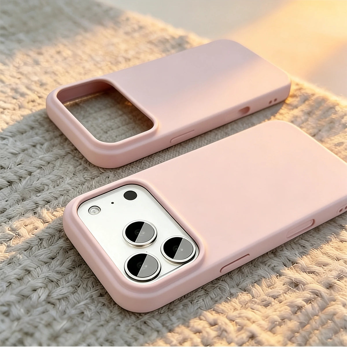 Phone Case for iPhone 18 Pro Max Official Original Liquid Silicone Cases For iPhone 16 15 12 14 13 17 Pro Max Shockproof Cover