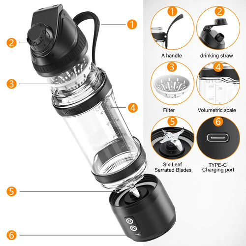 700ml Dual-Direction Blending Mixer