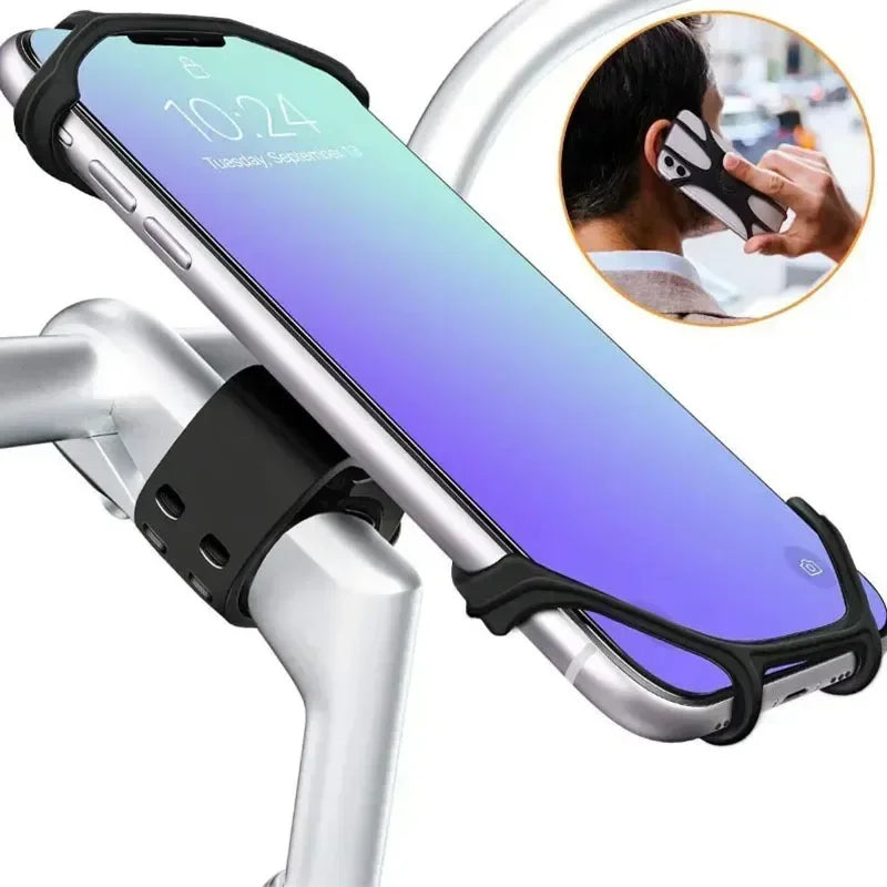 Bike Phone Holder Bicycle Mobile Cellphone Holder Motorcycle Suitable for Various Phone Models